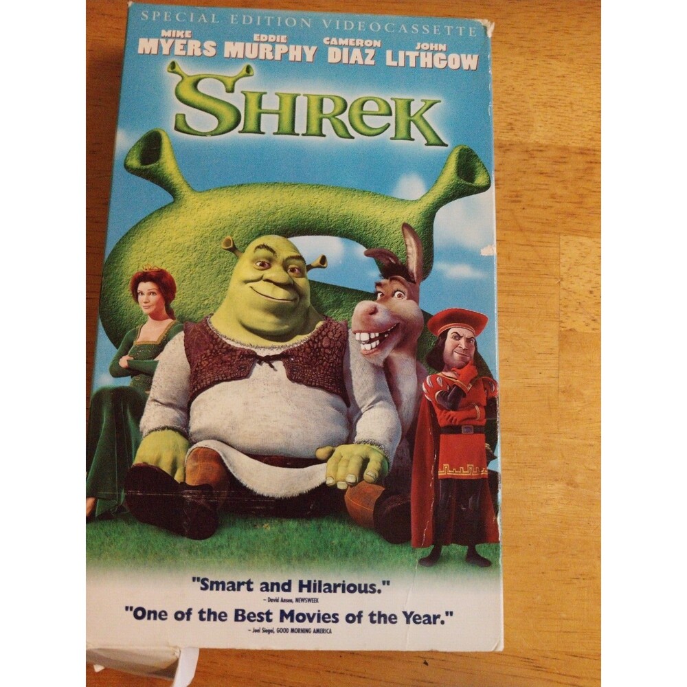 Shrek Special Edition Video Cassette VHS Tested